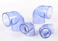 CLEAR PVC 90° ELBOW