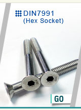 HEX FLAT SOCKET CAP HEAD SCREW