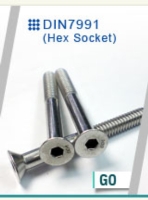 HEX FLAT SOCKET CAP HEAD SCREW