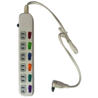 Household power strip (6-switch, 6-socket, 6ft)