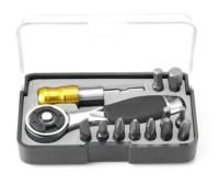 13 PC-- 72 teeth RATCHET Multi tool  BIT SET