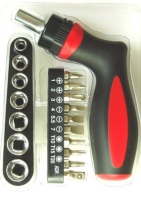 18 PC -72 teeth -RATCHET SOCKET & BIT