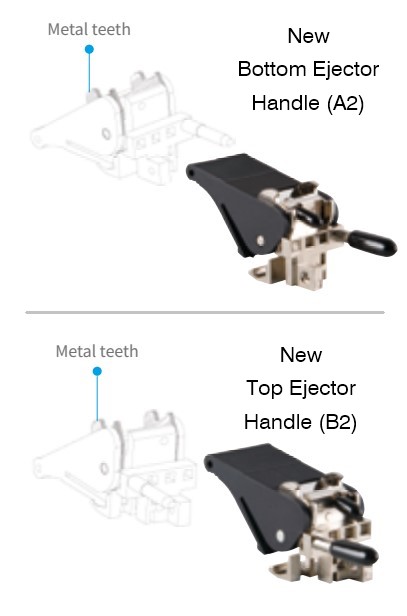 New ejector handles