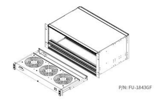 1U Vertical Fan Unit (for 84HP Subracks)