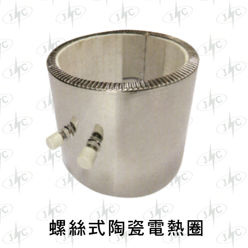 Screw-type ceramic heater ring