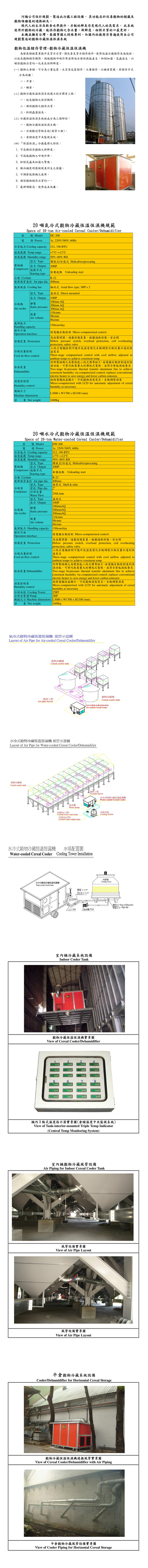 20噸 穀物冷藏恆溫恆濕機