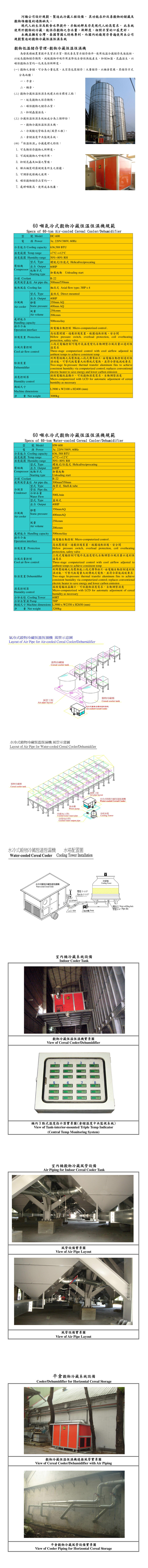 60吨 谷物冷藏恒温恒湿机