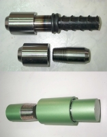 Friction welding type rebar coupler