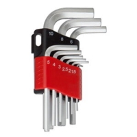 Short-arm hex key wrench set  