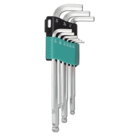 Long ball-point hex key wrench set