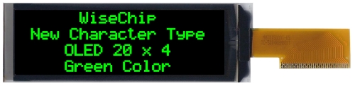 Monochrome Displays (Character Type) 2.89”