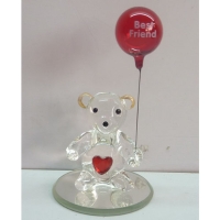 Glass Teddybear Ornaments