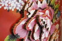 Floral Folding Screen