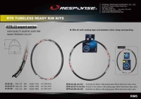 Tubeless-ready rim and rim kit