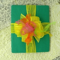 Gift-wrap demo., Ribbon