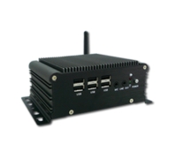 Fanless Box Computer - Intel Cedarview Atom D2550 Dual Core 1.86GHz CPU with GbE LAN / VGA /