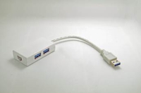 USB 3.0 Gigabit Ethernet Adapter with 2-Port Hub