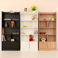 Wooden shelves