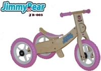 JimmyBear push bike, balance bike, kid wooden bike, run bike, wooden bike