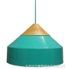 Metal Pendent Lamp With Wood