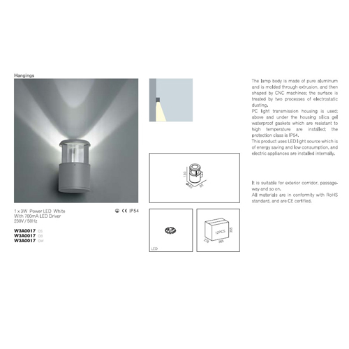 LED Outdoor Wall Light