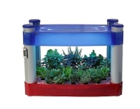 Hydroponic indoor garden lighted chamber