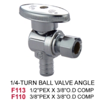 1/4-Turn Ball Valve Angle