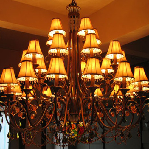 European Iron Lamp