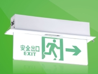 Flush-mount Crystal Fire Exit Sign