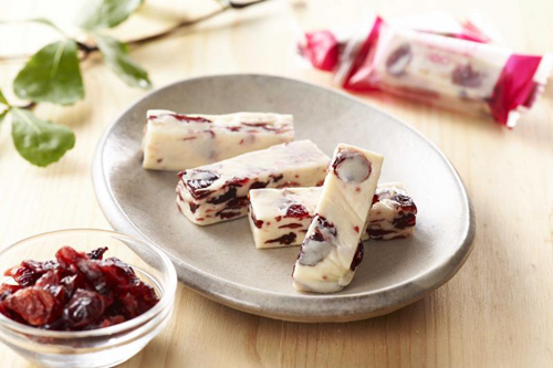 Homemade Nougat (Cranberry)