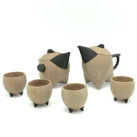 Three-legged Bird Teapot Set