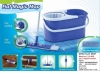 SPIN FOLDING FLAT MOP WITH SPIN DRY BUCKET SET