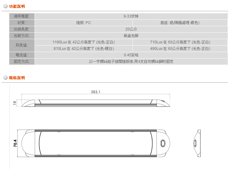 LED 室内灯