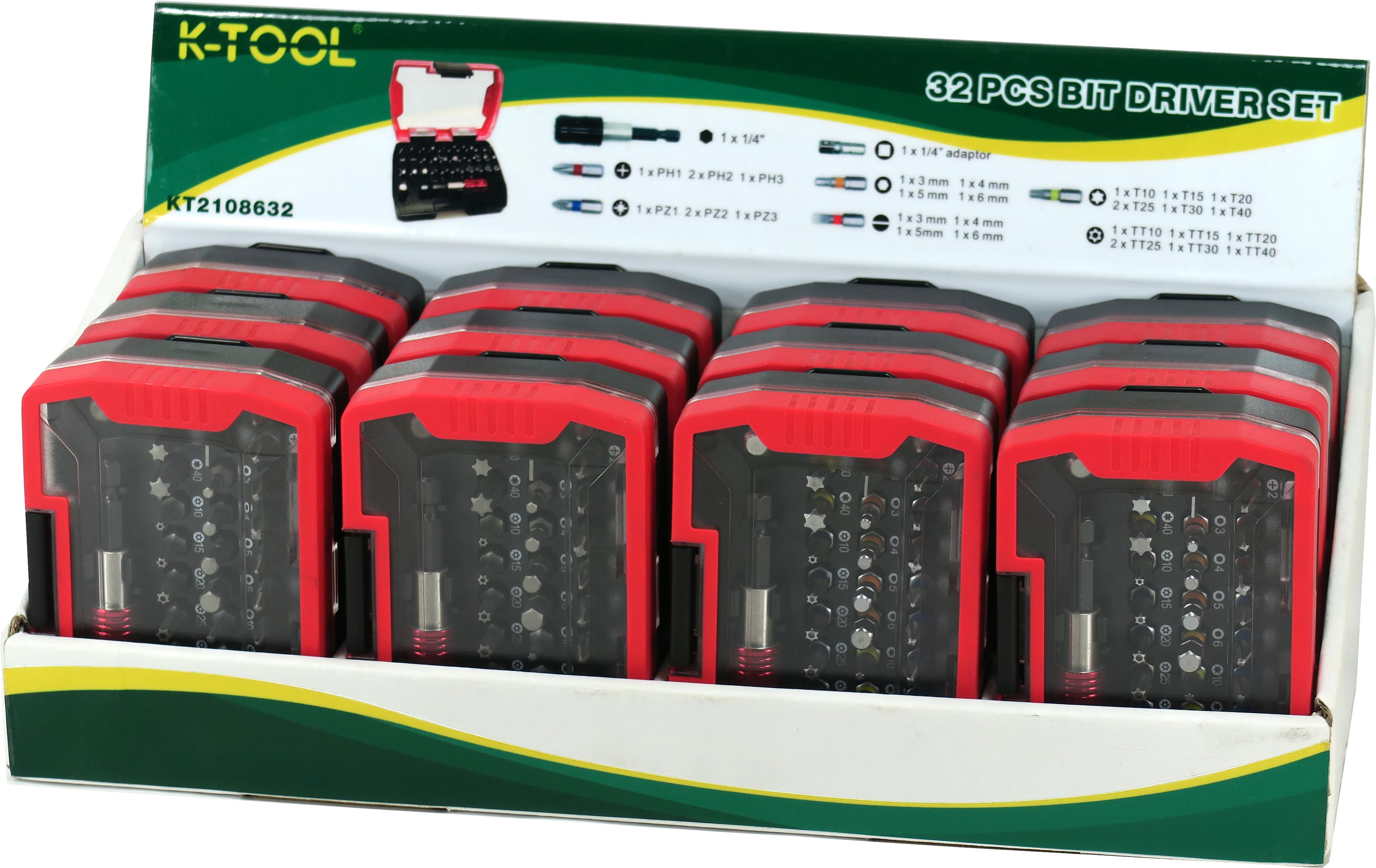 32 - PIECE BIT DRIVER SET