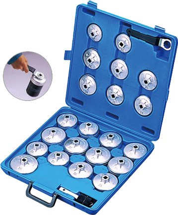 Aluminum oil filter wrench set