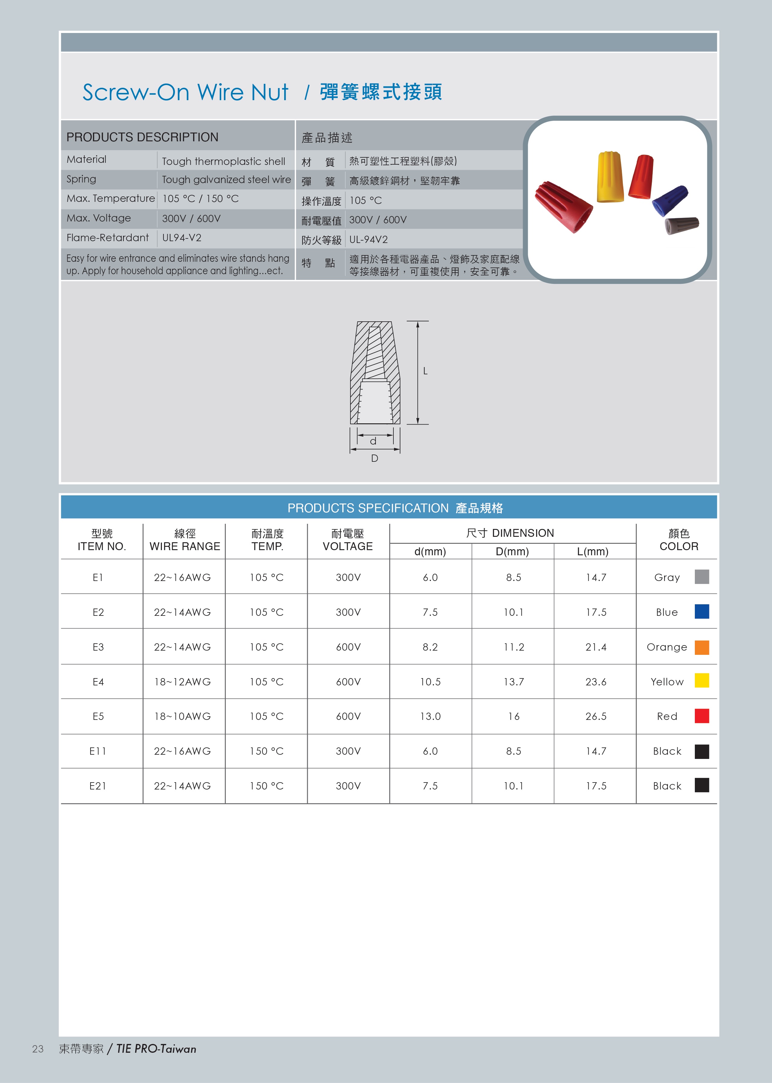 彈簧螺式接頭