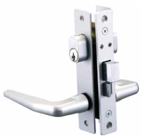 NARROW STILE MORTISE LOCK, KEY/KEY, HANDLE/HANDLE