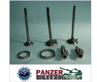 Valves, Valve guides, Valve seats