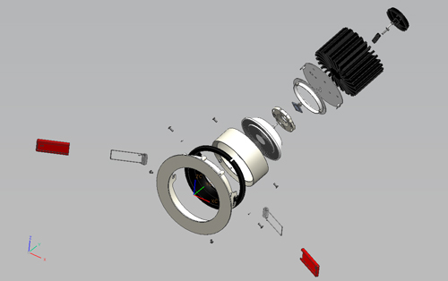 90MM GIMBAL-EXPLODED