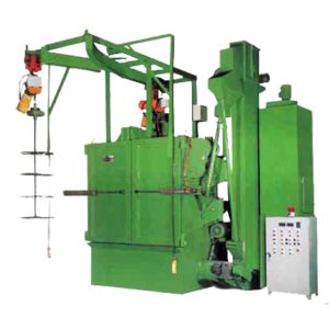 RAIL CHAIN HOIST TYPE SHOT BLASTING M/C