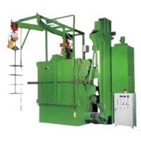 RAIL CHAIN HOIST TYPE SHOT BLASTING M/C