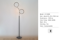 Distortion Circle Floor Lamp