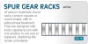 SPUR GEAR RACKS