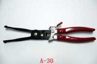 Exhaust pipe hose clamp pliers