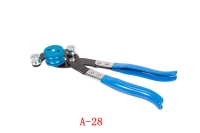 Manual pipe bending pliers