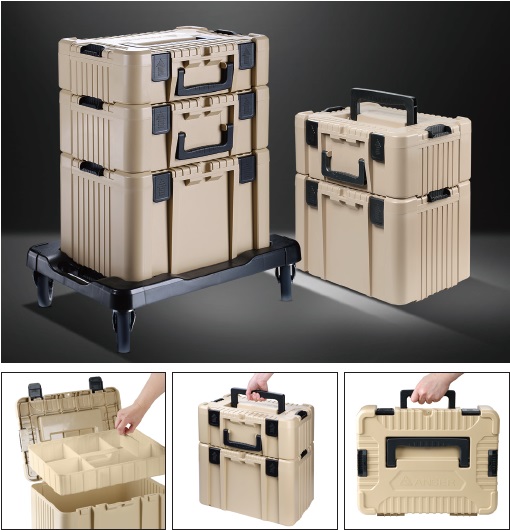 Stack Toolbox System & Tray Car, Plastic Toolbox, Hardware Storage, Tool Storage System