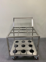 Cleanroom stainless steel carts/trolleys