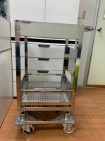 Cleanroom Anti-vibration Mute Trolley