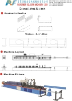 金屬板冷軋(冷彎)滾輪成型機