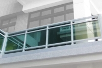 glass railing